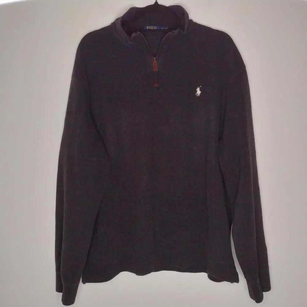 Preloved Polo Ralph Lauren Men's Charcoal/1/4
